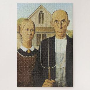 American Gothic Jigsaw Puzzle