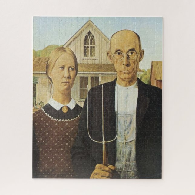 American Gothic  Jigsaw Puzzle (Vertical)
