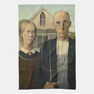 American Gothic Kitchen Towel