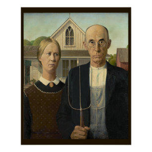 American Gothic Poster