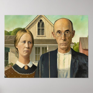 American Gothic Poster