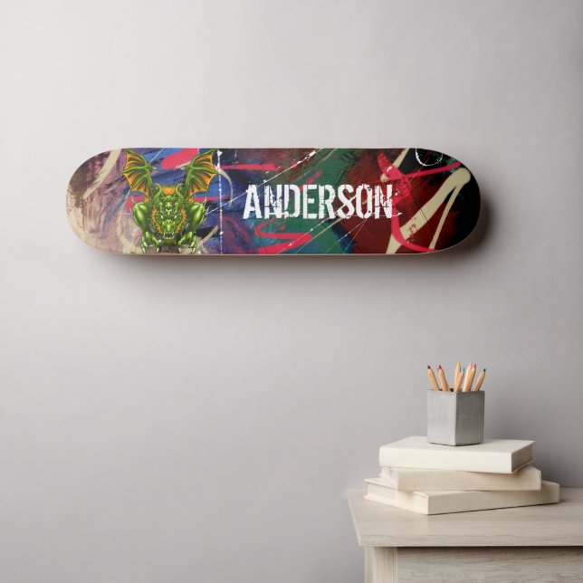 American Graffiti  Personalized Dragon skateboard (Wall Art (Horz))