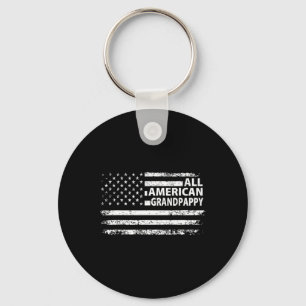 American Grandpappy 4th Of July Usa Independence D Keychain