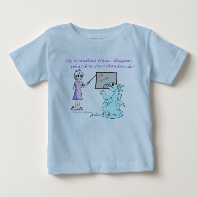 American Granny Training Dragons Romper (Front)