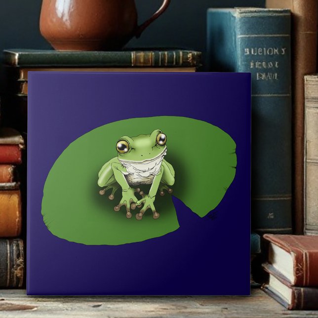 American Green Tree Frog Lily Pad Tile (Creator Uploaded)