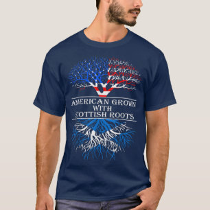 American Grosse Avec Tshirt Scottish Roots