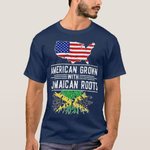 American Grown Jamaican Roots Pride Jamaica T-Shirt