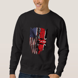 American Grown Kenyan Roots USA Kenya Flag Sweatshirt