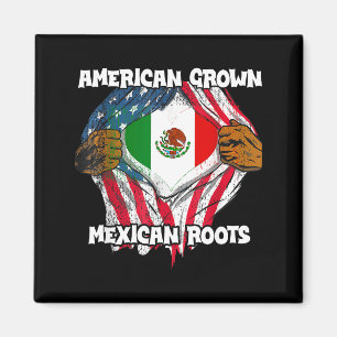 American Grown Mexican Roots Mexico Country Lover  Magnet
