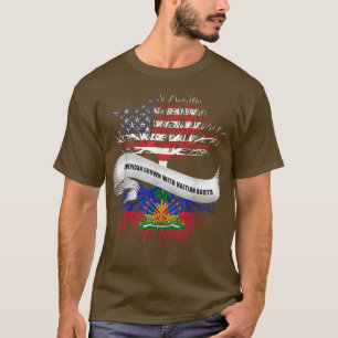 American Grown With Haitian Roots  Haiti Tee 