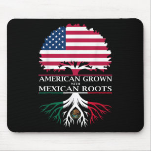 American Grown With Mexican Roots Mouse Pad