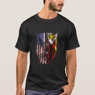 American Grown Zimbabwean Roots USA Zimbabwe Flag T-Shirt