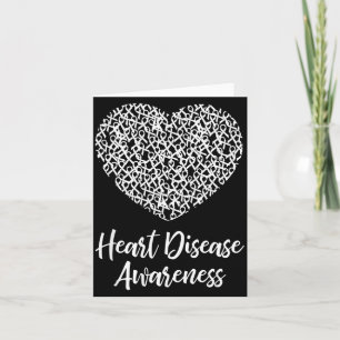 American Heart Month Suprt Tees Co Heart Disease A Card