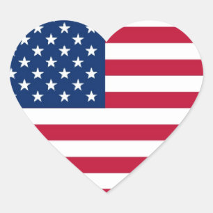 American Heart Sticker