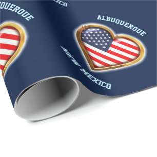 American Heart Wrapping Paper