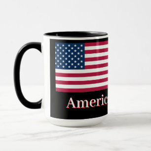 American Hero Patriotic USA Flag Personalized Mug