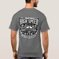 American High Speed Muscle Car Graphic