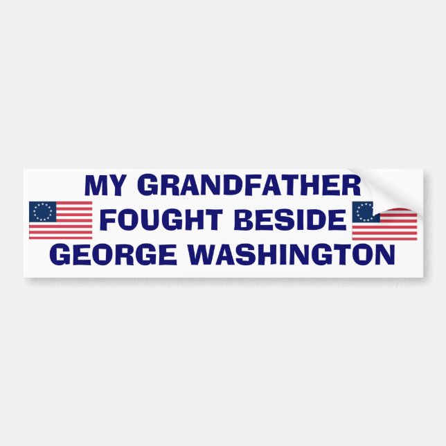 AMERICAN HISTORY BUMPERSTICKER BUMPER STICKER (Front)