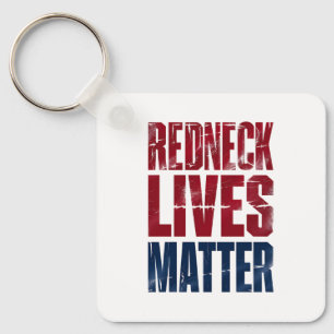 American Holiday Redneck Matter 4th Of July USA Keychain