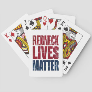 American Holiday Redneck Matter 4th Of July USA Playing Cards