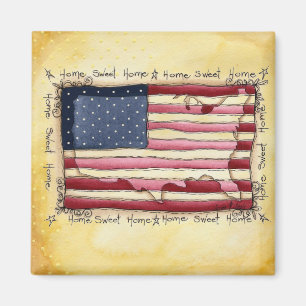 american home sweet home magnet