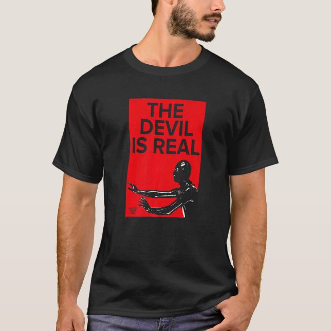American Horror Hotel Devil Is Real   T-Shirt (Front)