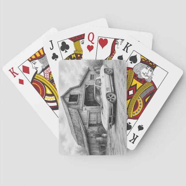 American Hot Rod Playing Cards (Back)