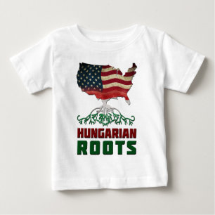 American Hungarian Roots Baby T-Shirt