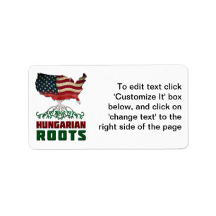 American Hungarian Roots Label