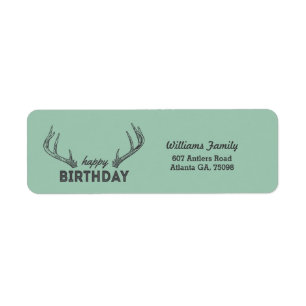 American Hunter Camo Green Custom Address Labels