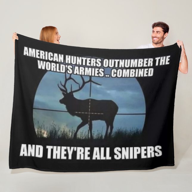 AMERICAN HUNTERS  FLEECE BLANKET (In Situ)