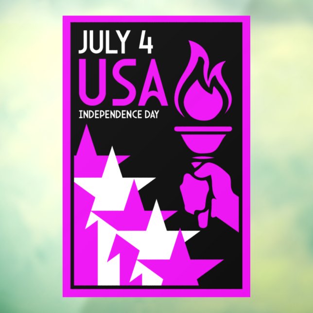 American Independance Day Window Cling (Sheet 3)