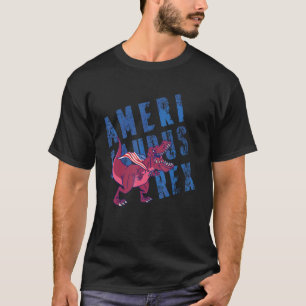 American Independence Day 4th July USA Amerisaurus T-Shirt