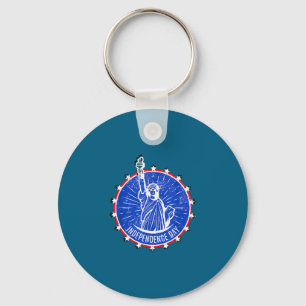 American independence day vintage style  keychain