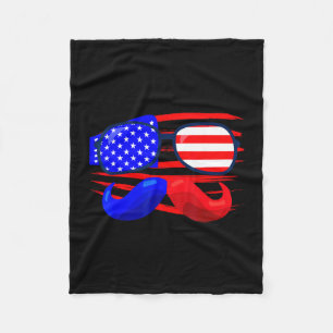 American independence day year american flag  fleece blanket