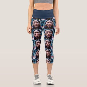 AMERICAN INDIAN Capris YOGA PANTS LEGGINGS