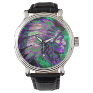 American Indian Chief 3 (Graphic Colours) Watch