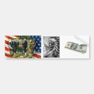 American Indian Chief Bumper Sticker
