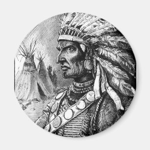American Indian Chief Magnet