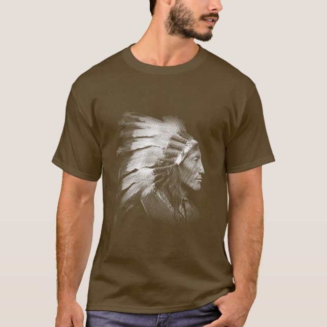 American Indian Chief T-Shirt (Front)