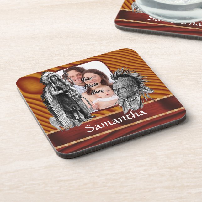 American Indian chiefs Coaster (Left Side)