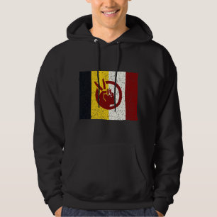 American Indian Movement flag Hoodie
