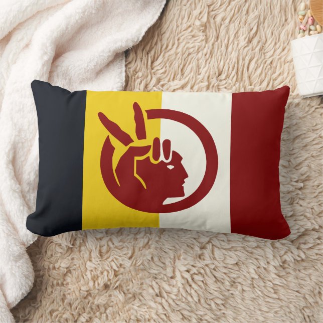 American Indian Movement flag Lumbar Pillow (Blanket)