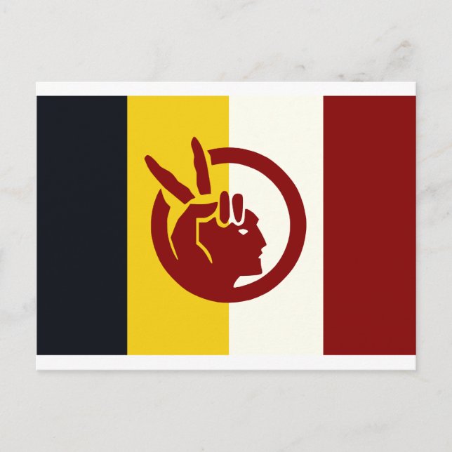 American Indian Movement flag Postcard (Front)