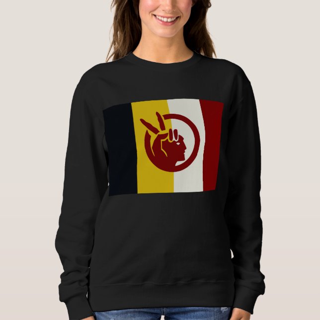 American Indian Movement flag Sweatshirt (Front)