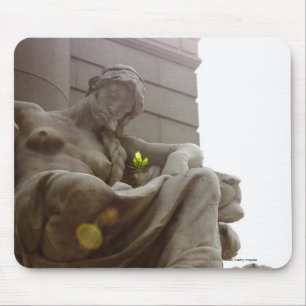 American Indian National Museum Statue Mouse Pad