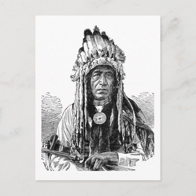 American Indian Postcard (Front)