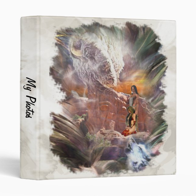 American Indian Wedding Night Vignette Binder (Front/Spine)