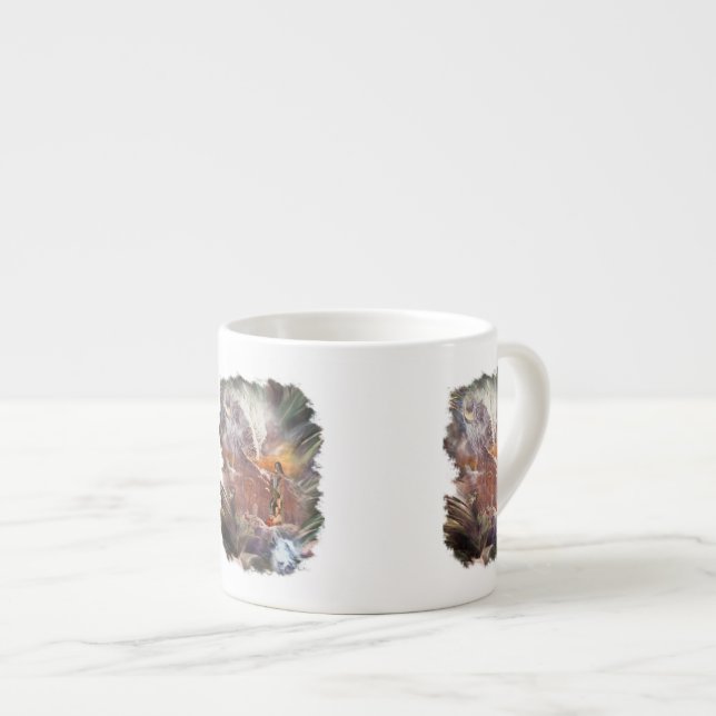 American Indian Wedding Night Vignette Espresso Cup (Front Right)