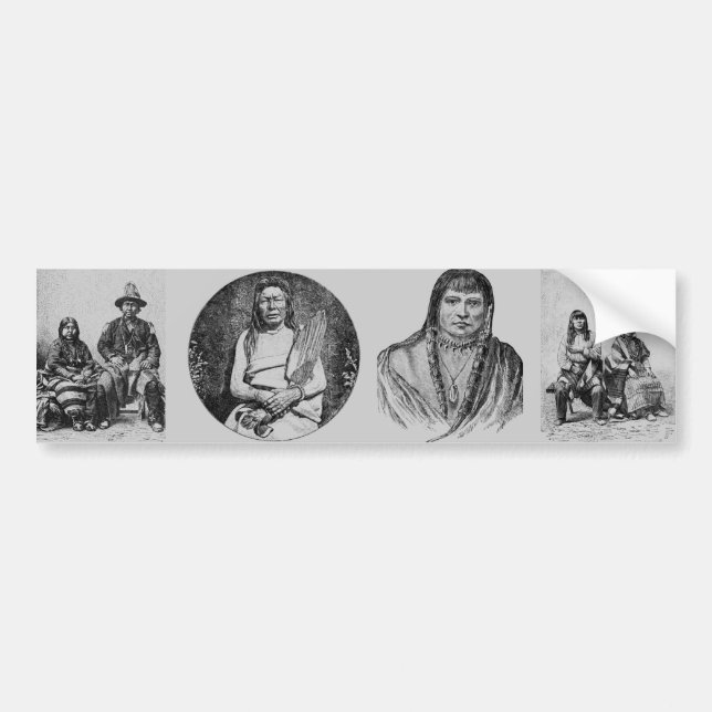 American Indians Bumper Sticker (Front)